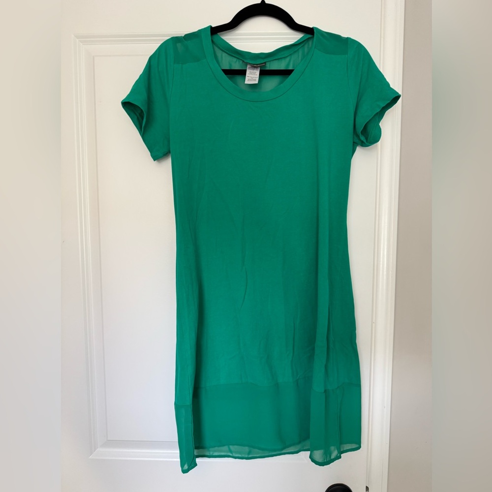 Tommy Bahama Kelly Green Sheath Dress Short Sleeve